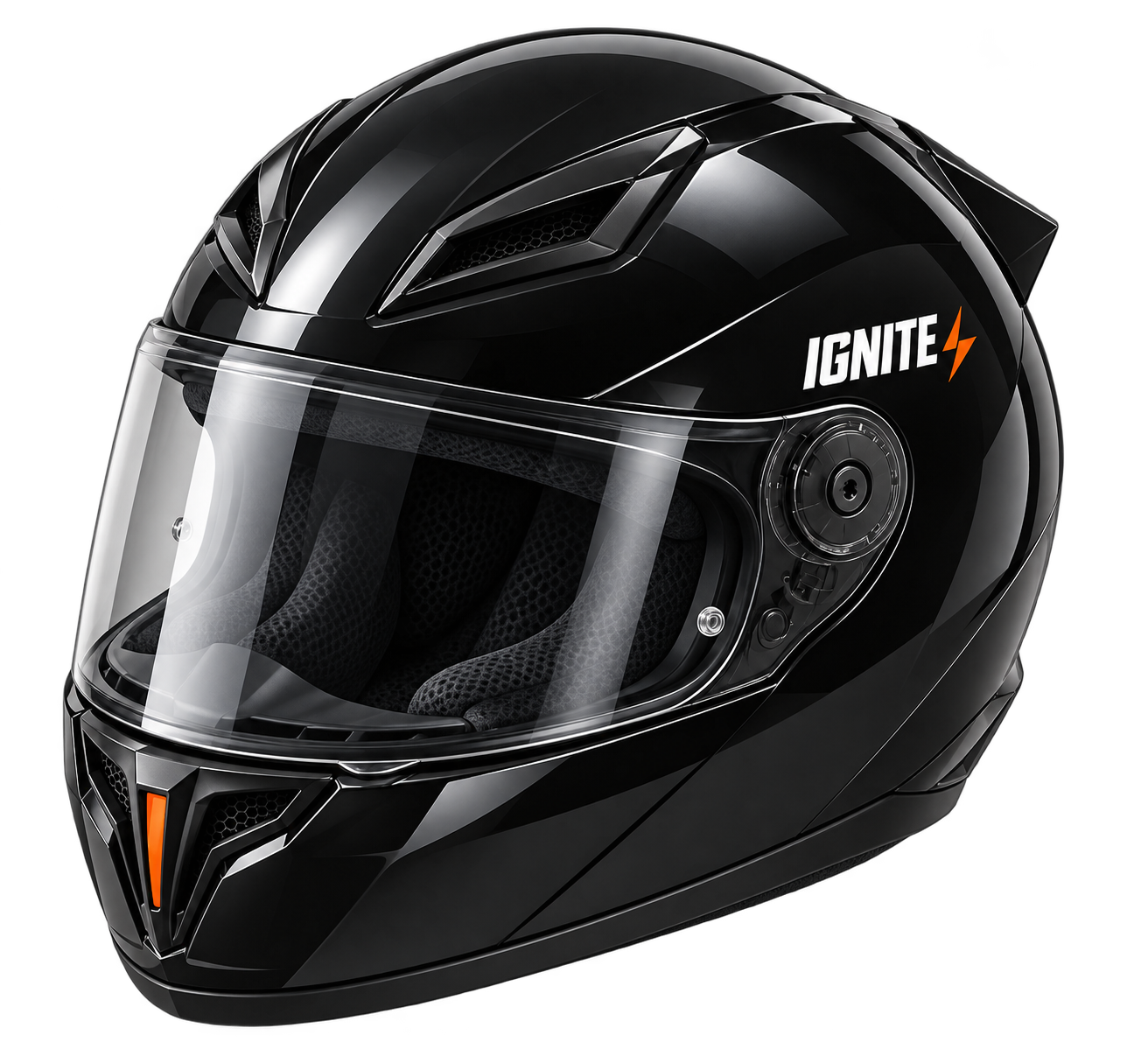 검정 IGNITE 풀페이스 헬멧
